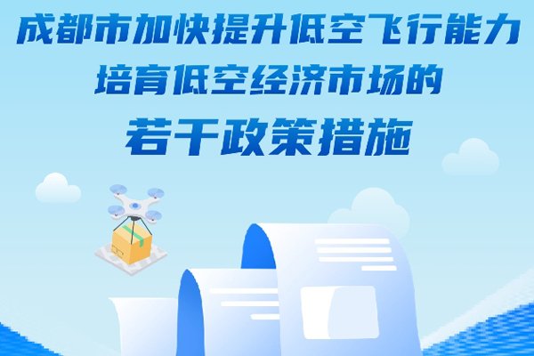 四川成都出臺低空經濟14條 鼓勵開展低空載人商業化運營