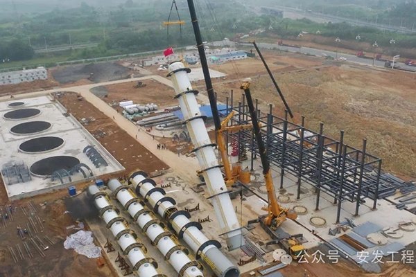 15.5億！四川明昉39萬噸/年碳酸酯項目一期核心設(shè)備安裝沖刺