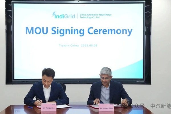 5GWh儲能系統產品！中汽新能與印度電網IndiGrid進一步合作