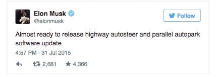 Model S將升級(jí) 加入自動(dòng)泊車和高速自動(dòng)駕駛 Model S將升級(jí) 加入自動(dòng)泊車和高速自動(dòng)駕駛