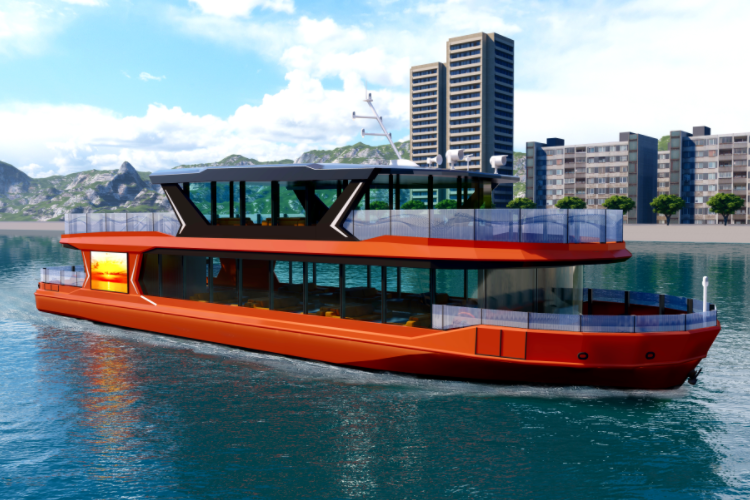 這一純電客船將在福建寧德開建 鋰電池容量840KW.H