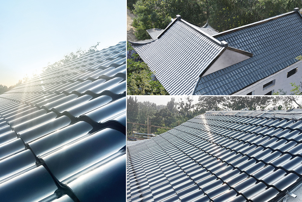 華寶新能美學曲面光伏瓦