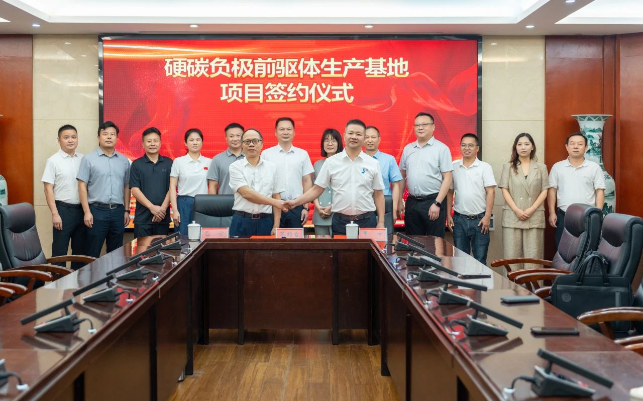 鈉能時代硬炭負極材料前驅體生產項目落地湖南益陽