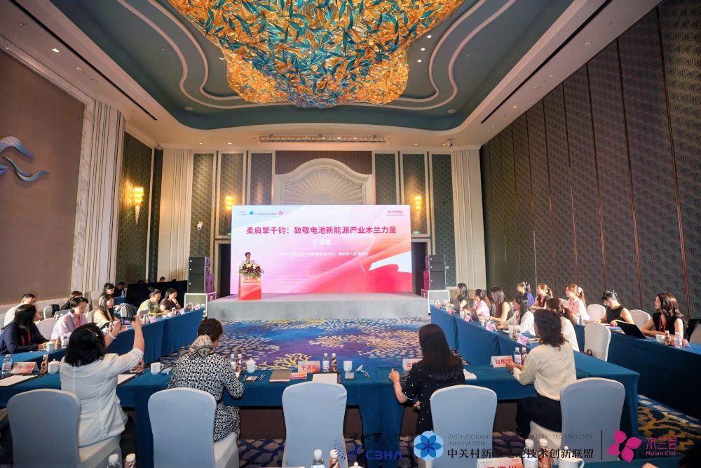 電池百人會第二屆“木蘭薈”女企業家峰會現場