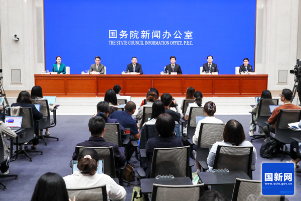 新聞發布會現場（劉健 攝） 圖片來源：國新辦