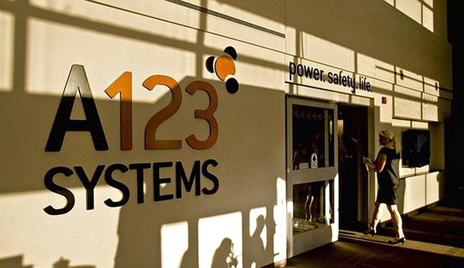 萬向已出售了A123儲能業務 日本電氣公司1億美元得手