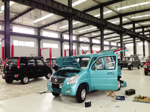 天津產新能源車整車下線 一次充電最大續航500公里