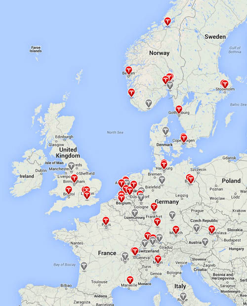 特斯拉歐洲銷(xiāo)售點(diǎn)分布圖.jpg 特斯拉歐洲銷(xiāo)售點(diǎn)分布圖.jpg