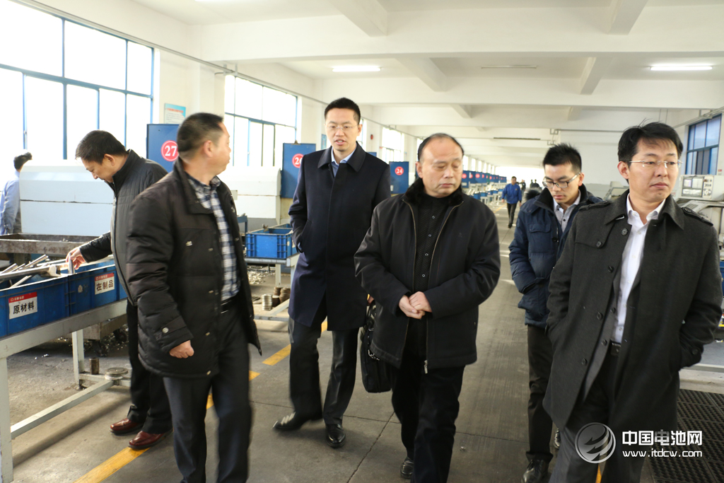 中國電池網(wǎng)率團參觀考察安徽天康集團鋰電新能源