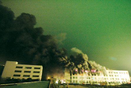 東莞市今明陽電池發(fā)生火災(zāi)致五人死亡