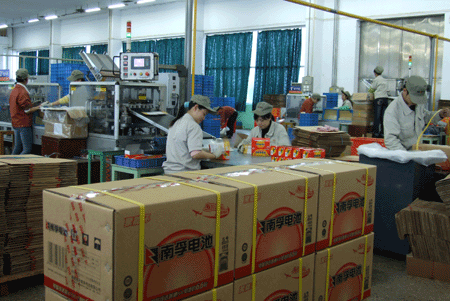 南孚電池生產(chǎn)線