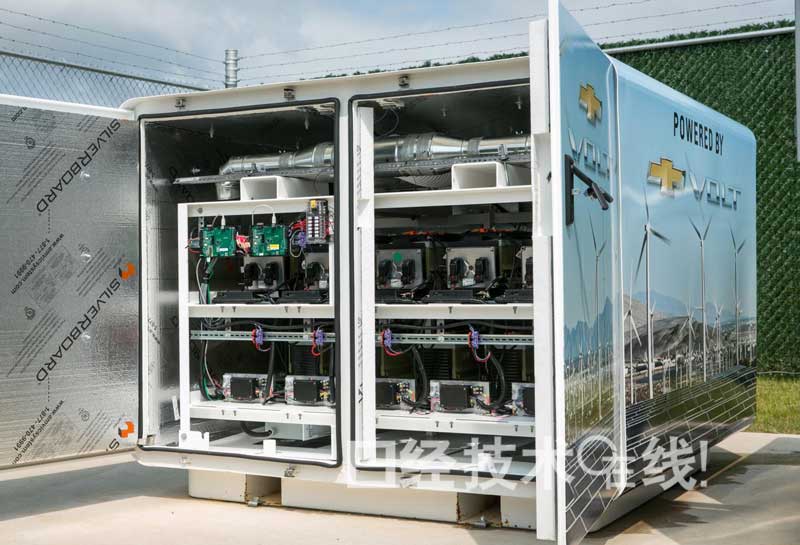 GM將“沃藍達”的舊電池作為固定式電池梯次再利用