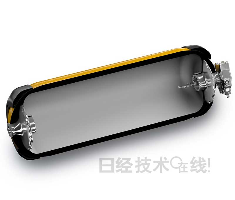 豐田“MIRAI”高壓儲氫罐的碳纖維用量減少4成 豐田“MIRAI”高壓儲氫罐的碳纖維用量減少4成