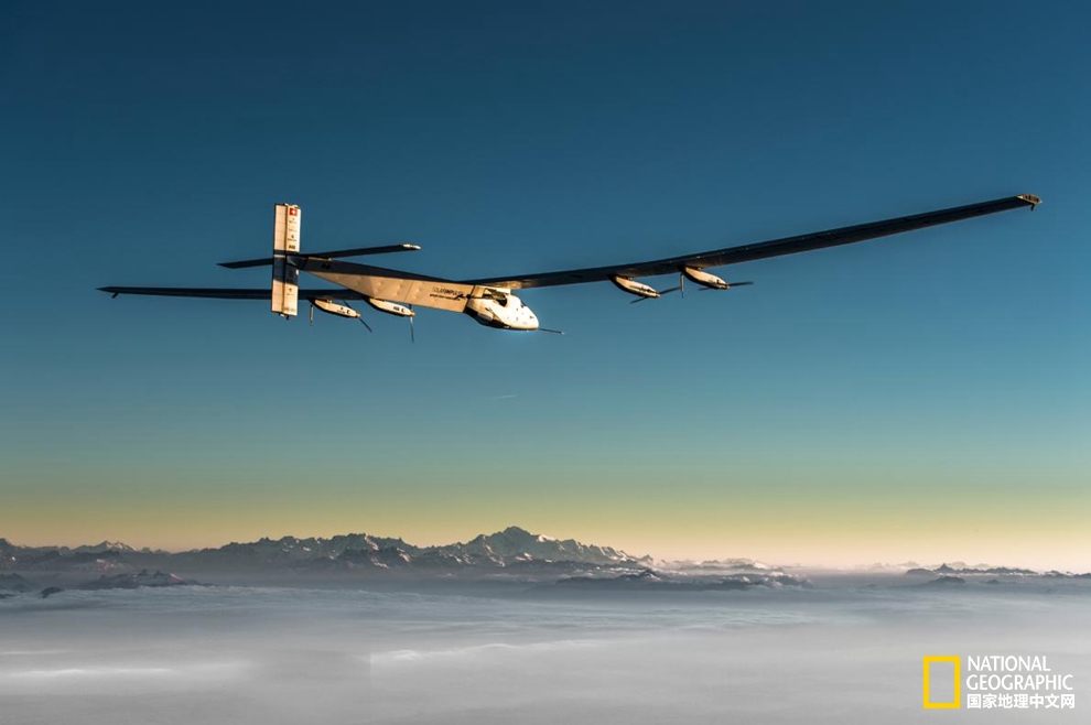 17000塊光伏電池驅(qū)動(dòng)  陽光動(dòng)力2號(hào)第二次試飛夏威夷