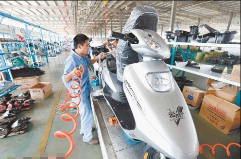 廣東電動車年產量超400萬輛 年產值上百億元