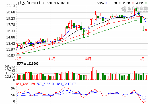 九九久：公司能消化碳酸鋰漲價(jià)影響