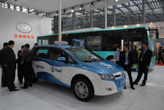 太原啟動(dòng)出租車更換為比亞迪純電動(dòng)汽車工作