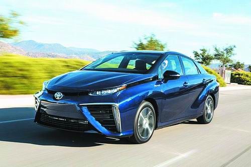 量產的豐田Mirai氫燃料電池車