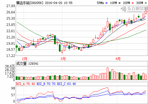 橫店東磁 橫店東磁