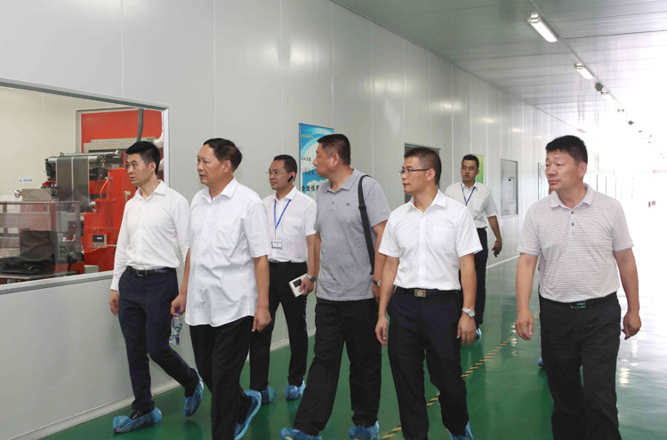 新能源汽車生產現場,領導們對汽車性能與參數作深入咨詢 新能源汽車生產現場,領導們對汽車性能與參數作深入咨詢