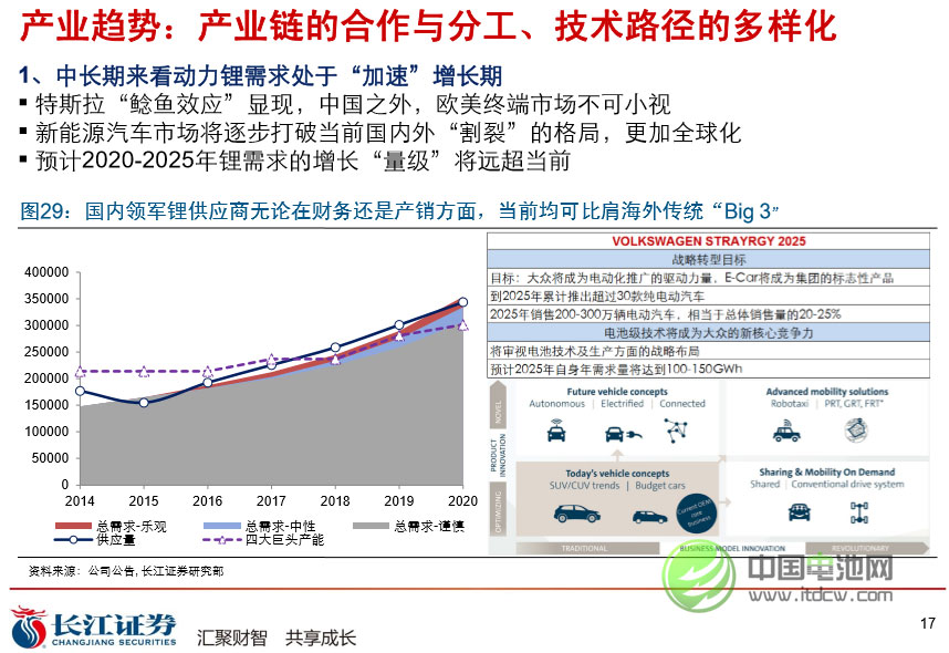 產業趨勢:產業鏈的合作與分工、技術路徑的多樣化 產業趨勢:產業鏈的合作與分工、技術路徑的多樣化