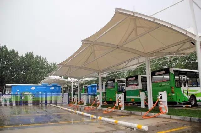 特來電在登封建設的公交充電站 特來電在登封建設的公交充電站