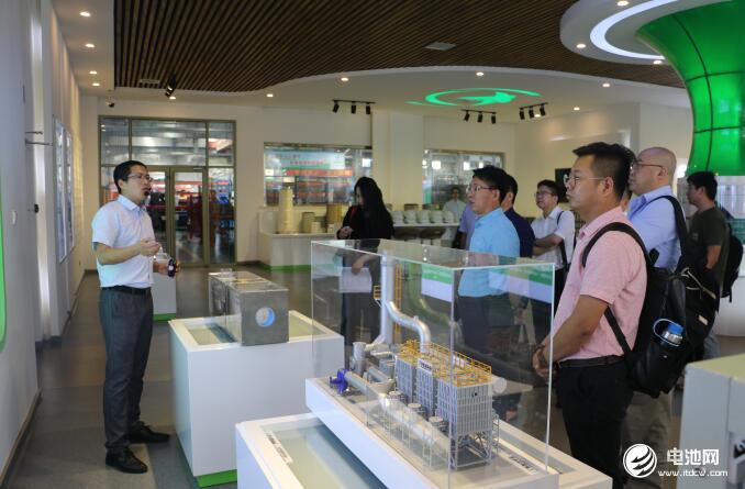 中國鋰電新能源產業鏈調研團一行參觀華世潔