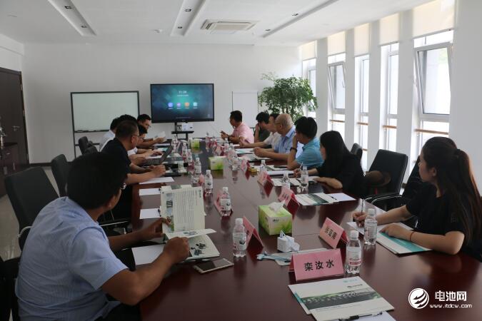 中國鋰電新能源產業鏈調研團一行與中科華聯、藍科途相關領導交流座談