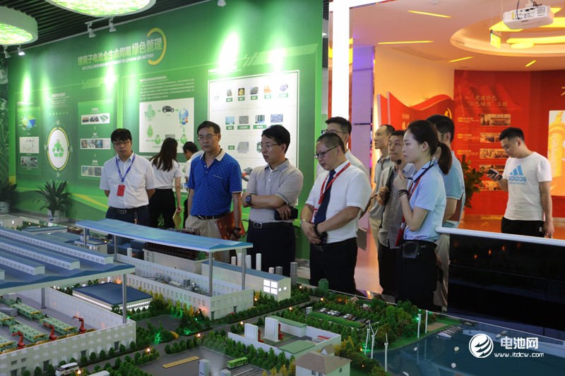 中國鋰電新能源產業鏈調研團一行參觀天能集團