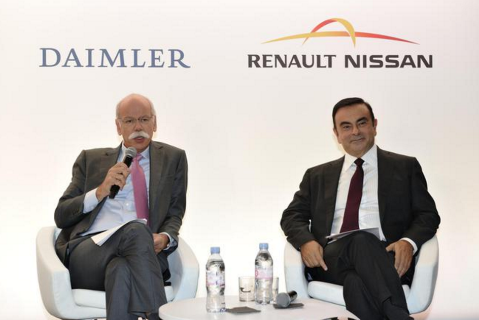 雷諾日產與戴姆勒考慮開發合作電池和自動駕駛技術