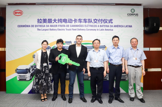 比亞迪斬獲拉美地區最大純電動卡車訂單——200輛 比亞迪斬獲拉美地區最大純電動卡車訂單——200輛