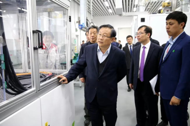 萬鋼副主席一行參觀長城汽車氫能技術(shù)中心