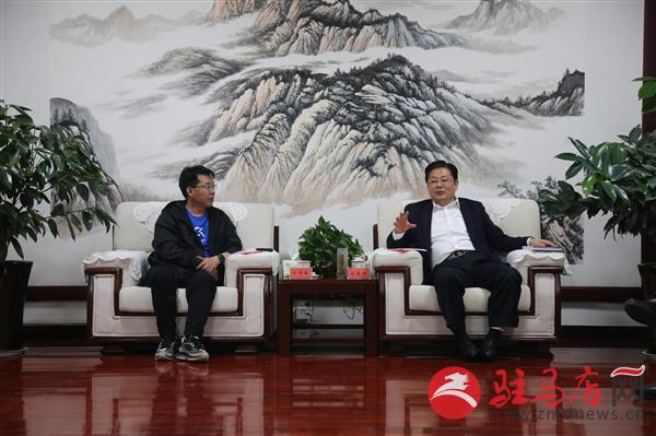 朱是西會見中關村新型電池技術創新聯盟秘書長于清教一行