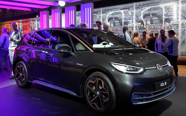 大眾集團ID.3電動車舉行投產儀式 德國總理默克爾出席 大眾集團ID.3電動車舉行投產儀式 德國總理默克爾出席