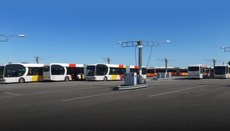 比亞迪18米純電動鉸接大巴車隊 比亞迪18米純電動鉸接大巴車隊