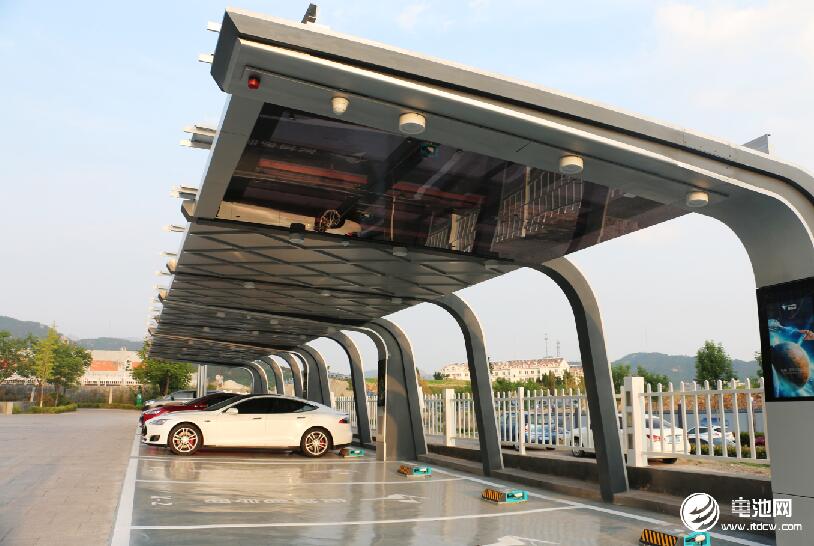 特來(lái)電充電棚