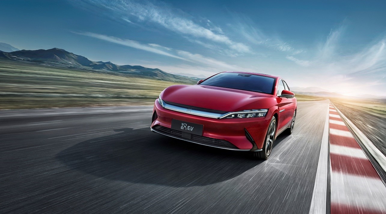 比亞迪漢純電動車