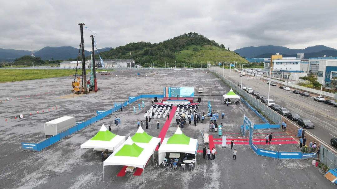 浦項華友循環再生韓國公司開工建設 浦項華友循環再生韓國公司開工建設