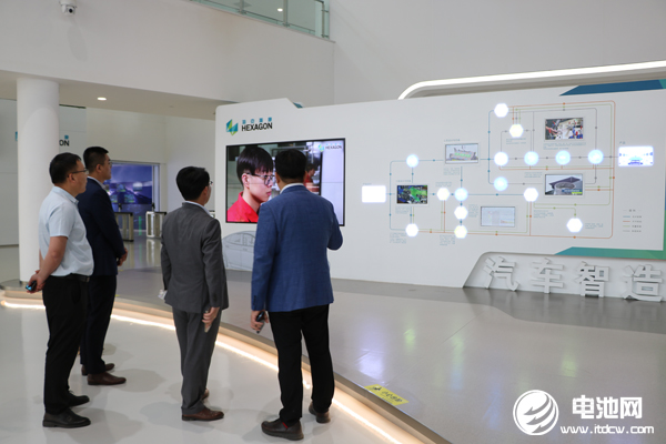 中關村新型電池技術創新聯盟秘書長于清教一行參觀考察海克斯康制造智能