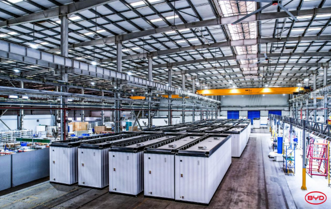 比亞迪儲能系統生產基地