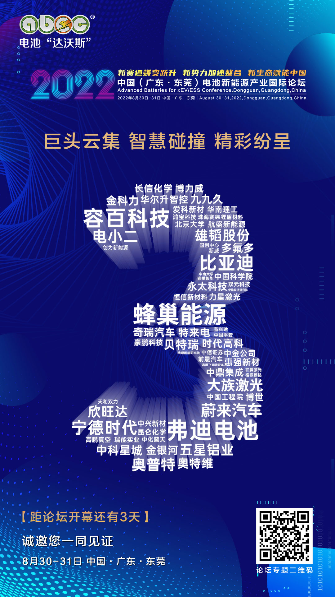 ABEC丨第9屆電池“達(dá)沃斯”