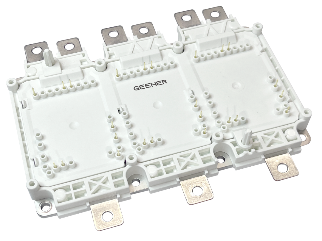 晶能開發的IGBT模塊產品 圖/吉利科技集團 晶能開發的IGBT模塊產品 圖/吉利科技集團