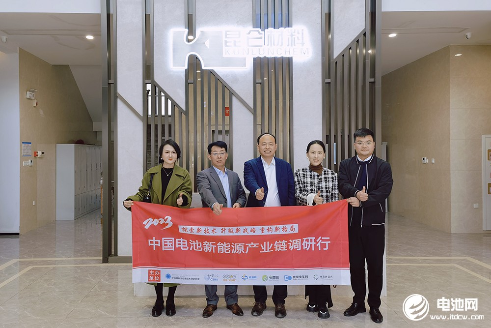 中國電池新能源產業鏈調研團一行參觀考察湖州昆侖