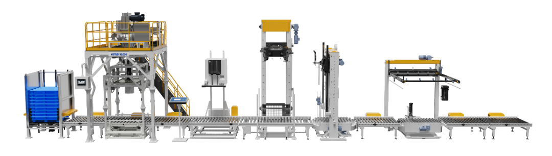 梅特勒托利多垂直螺旋噸包自動(dòng)線