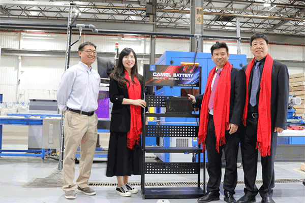 駱駝集團(tuán)北美化成工廠開工 一期項(xiàng)目可年產(chǎn)100萬只電池