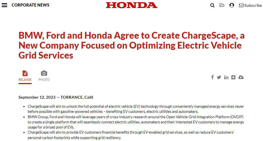 福特、寶馬和本田將在北美成立合資公司 福特、寶馬和本田將在北美成立合資公司