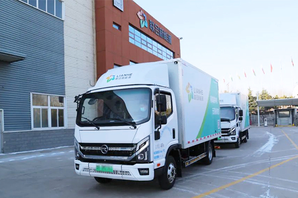 聯(lián)合新能源全球首款前端換電輕卡物流車掛牌上路 聯(lián)合新能源全球首款前端換電輕卡物流車掛牌上路