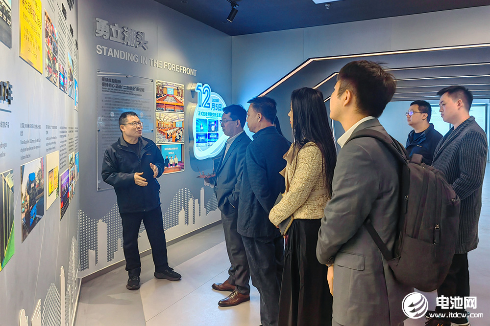 中國電池新能源產業鏈調研團一行參觀考察國鴻氫能