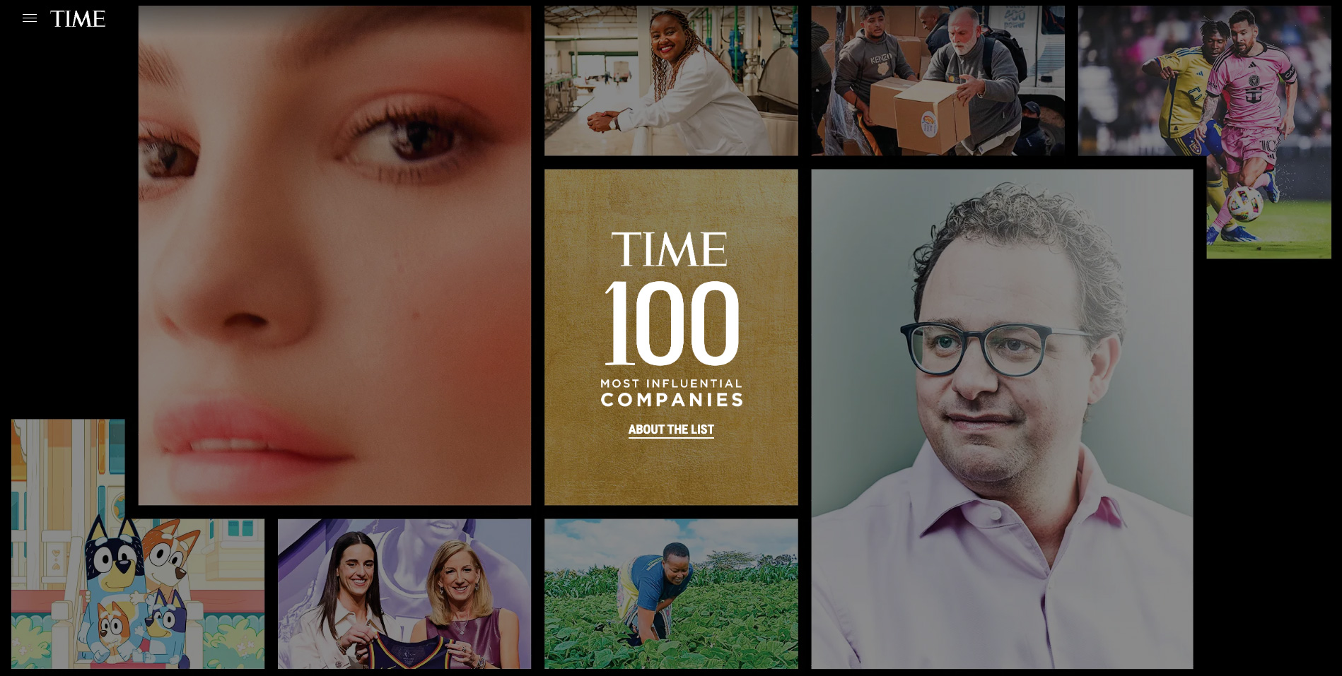 全球100家最具影響力企業(圖片來源:《時代》周刊) 全球100家最具影響力企業(圖片來源:《時代》周刊)