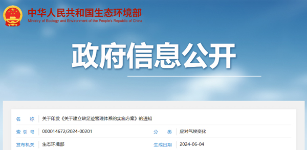 關于建立碳足跡管理體系的實施方案 關于建立碳足跡管理體系的實施方案